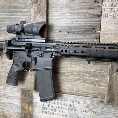 DANIEL DEFENSE M4A1 WITH ACOG 14.5" PREOWNED UNFIRED 5.56